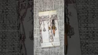 Pen and note holder Sharon #junkjournalprintables #papercrafts #artandcraft