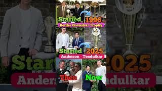 Indian Players Name Test Series Trophy#sachintendulkar#andersontendukartrophy#indvseng#cricketfans