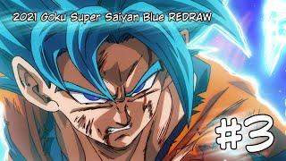 Goku Super Saiyan Blue Redraw 2021 Timelapse | Toraberā (トラベラー) #clipstudiopaint