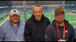 DK, Greg, Chris postgame in Cincinnati