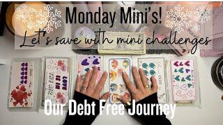 MONDAY MINI SAVINGS CHALLENGES | PAYING OFF DEBT WITH SAVINGS CHALLENGES | #debtfreejourney