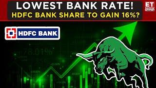HDFC Bank Share Rally: Rate-Cuts Lead To Rally, 16% Potential Gain On Cards? | Business News