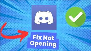 how to fix discord not opening on PC (NEW)