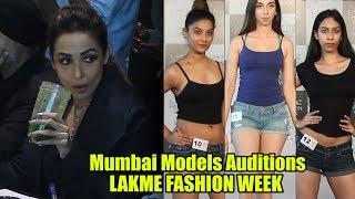 Mumbai Models Auditions HOT & Sexy | #LakmeFashionWeek #LFW | Malaika Arora