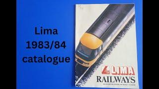 Lima model railways catalogue 1983 / 1984 full look through from Mangley Town