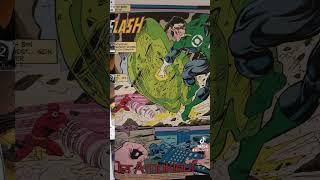 Green Lantern vs. Flash | Artwork by Greg Larocque