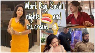 DAY IN MY LIFE| work day  Sushi nights  Colombo strolls & ice cream සිංහල vlog| family time