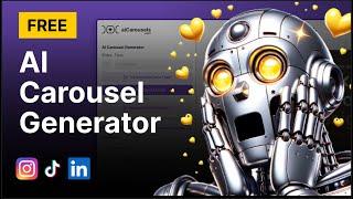 AI Carousel Generator (LinkedIn, Instagram & TikTok)