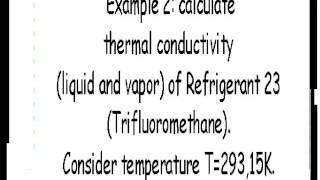 New law of R-23 (Trifluoromethane): thermal conductivity.