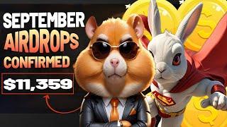 Top 6 Airdrops Launching in September  2024 | Hamster Kombat Airdrop