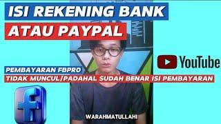 Pembayaran Facebook Gunakan Rekening Bank Atau Paypal ! Perbedaan Pembayaran Di Facebook Pro