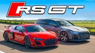 Novo Audi RS6 GT vs R8 GT: CORRIDA DE ARRANCADA