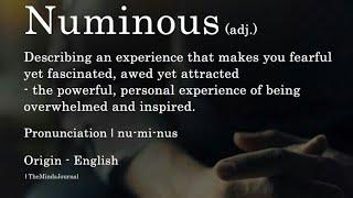 What Is A Sense Of The " Numinous"