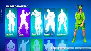 The RAREST Fortnite Emotes!