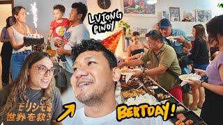 FILIPINO ITALIAN STYLE BIRTHDAY HANDAAN! LUTONG PINOY + ITALIAN BISITA? | Buhay sa ITALY 