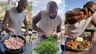 How to cook Omena and Ugali spinach with Dennis ombachi