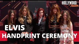 'Elvis' Handprint Ceremony | Priscilla Presley and Riley Keough