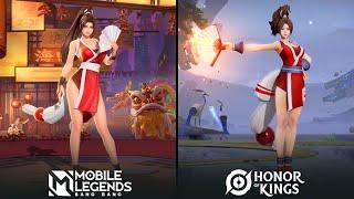 Mai Shiranui ( MLBB ) VS Mai Shiranui ( HOK )