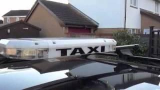 Taxi LED lightbar roof sign / top sign Redtronic Megaflash