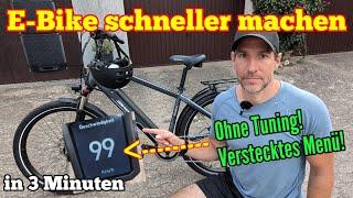 E-Bike schneller machen ohne Tuning in 3 Minuten!