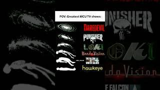 Greatest MCU TV Shows #trending #cinephile #movielover #mcu  #tvseries #viral