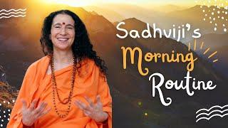 Sadhviji's Morning Routine