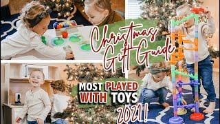 10 BEST GIFTS FOR TODDLERS | Christmas Gift Guide 2021 | Toys for Toddlers | The Carnahan Fam