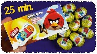 15 x Angry Birds - Surprise Eggs - UNBOXING | EsKannSammeln