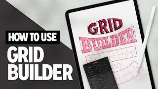 How To Use Grid Builder to create beautiful Lettering Layouts in Procreate