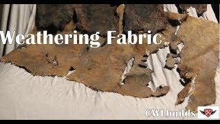 Weathering Fabrics (cotton, flannel, and fake fur)