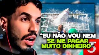 10 MERGULHOS COM TUBARÕES QUE DERAM ERRADO! | REACT DO STAG