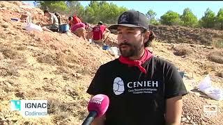 Yacimiento paleontológico en Carrascosa del Campo