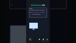 media query CSS #development #csstricks#coding #webdevelopment