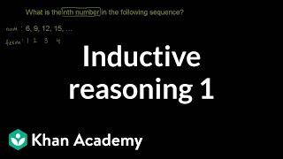 Inductive reasoning 1 | Sequences, series and induction | Precalculus | Khan Academy