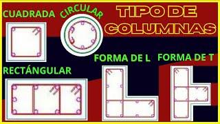 Las COLUMNAS y sus FORMAS - Dibujo de Planos en AutoCAD