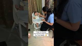 The best high chair for your baby should be like this ️#baby #multitaskingmom
