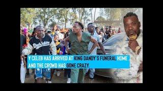 Y Celeb Arrive At   Dandy Krazy Funeral HOUSE : SEE What Happened 