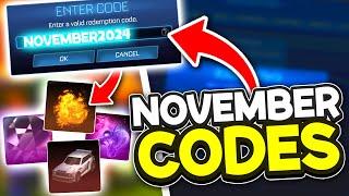 NEW NOVEMBER 2024 Redeem Codes! In Rocket League