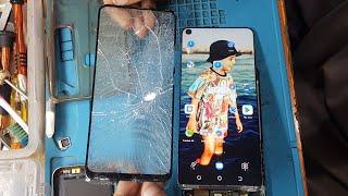 Tecno Spark 7 Pro Cracked Screen Restoration - Glass Replacement