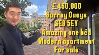 For Sale - London Zone 2 Surrey Quays SE8 One bed modern flat for £450,000