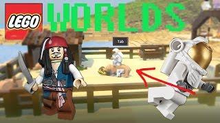 LEGO Worlds (Pc) Part 1 - Ship Down & Pirate Play