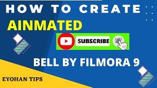 HOW TO MAKE ANIMATED GREEN SCREEN SUBSCRIBE BUTTON  | FILMORA 9