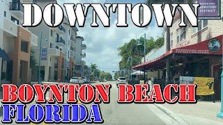 Boynton Beach - Florida - 4K Downtown Drive