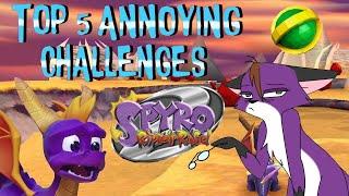 Spyro 2: Top 5 WORST Challenges!