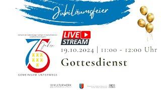 Livestream: Gottesdienst | 75-jähriges Jubiläum Landesverband Bayern