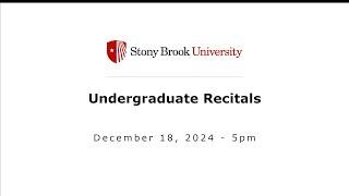 Undergraduate Recitals