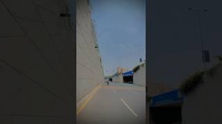For the first time in Pakistan, a blue road has been built, verybeautiful.#allah #azan#travel #city
