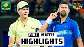 Novak Djokovic VS Jannik Sinner Highlights - Indian Wells 2025