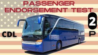 CDL PASSENGER ENDORSEMENT SAMPLE TEST 2