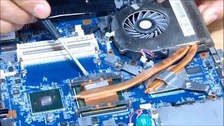 How to Fix An Overheating Laptop Repair –  Sony Vaio Disassembly Fan Cleaning New Thermal Paste